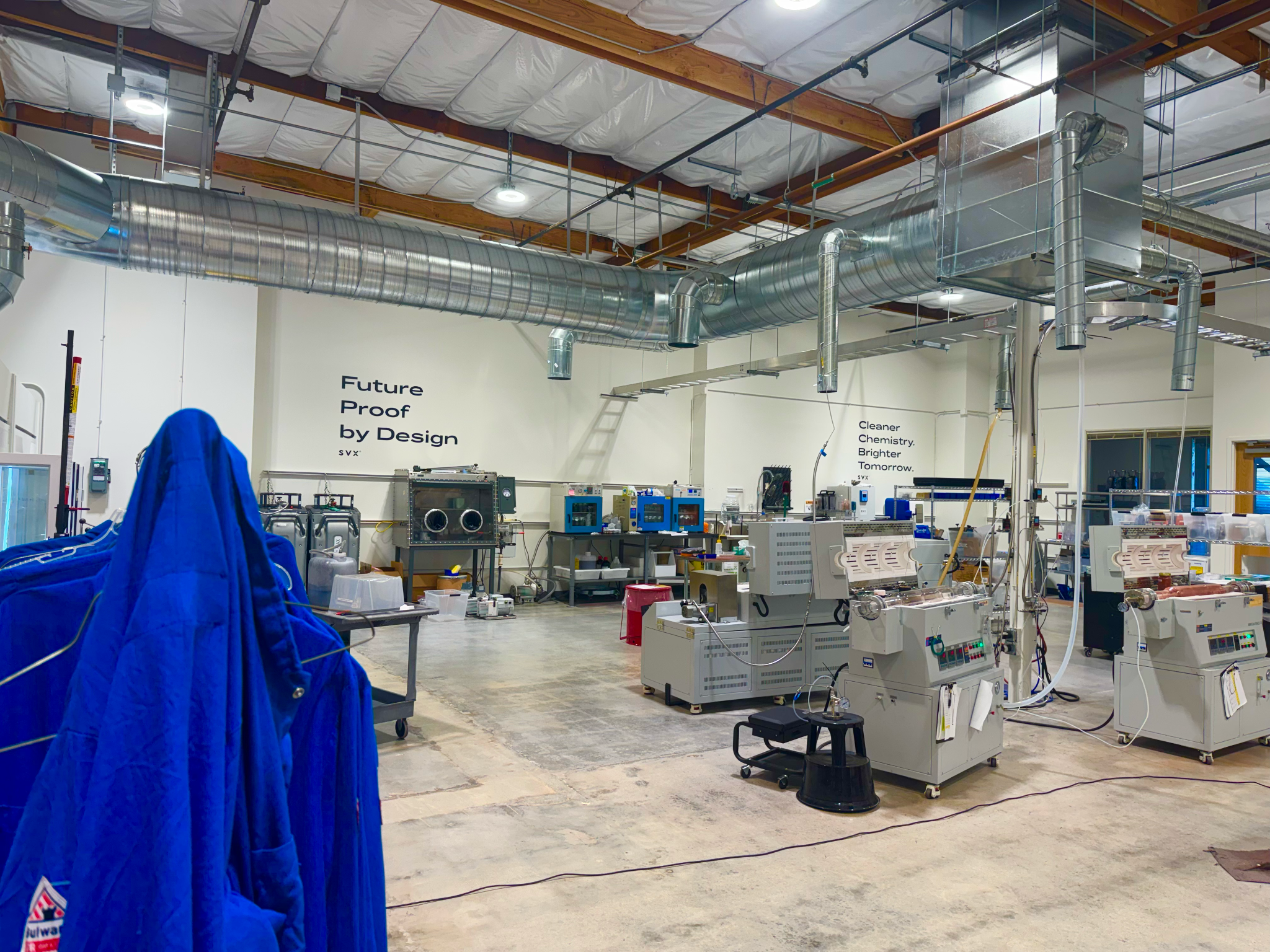 Inside SVX's cathode material production facility in Alameda, California